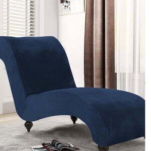 Navy Chaise Lounge Cover